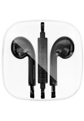 Zestaw słuchawkowy / słuchawki Stereo do Apple iPhone Jack 3,5mm NEW BOX czarny HR-ME25