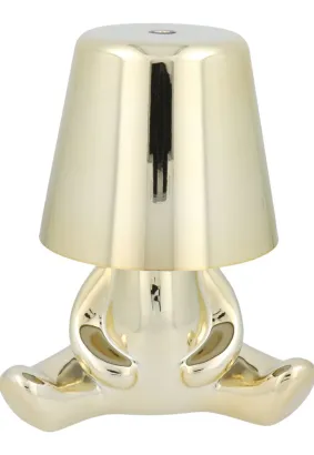 Lampka nocna GOLD MAN Art Deco siedzący (wzór 7) MLTL