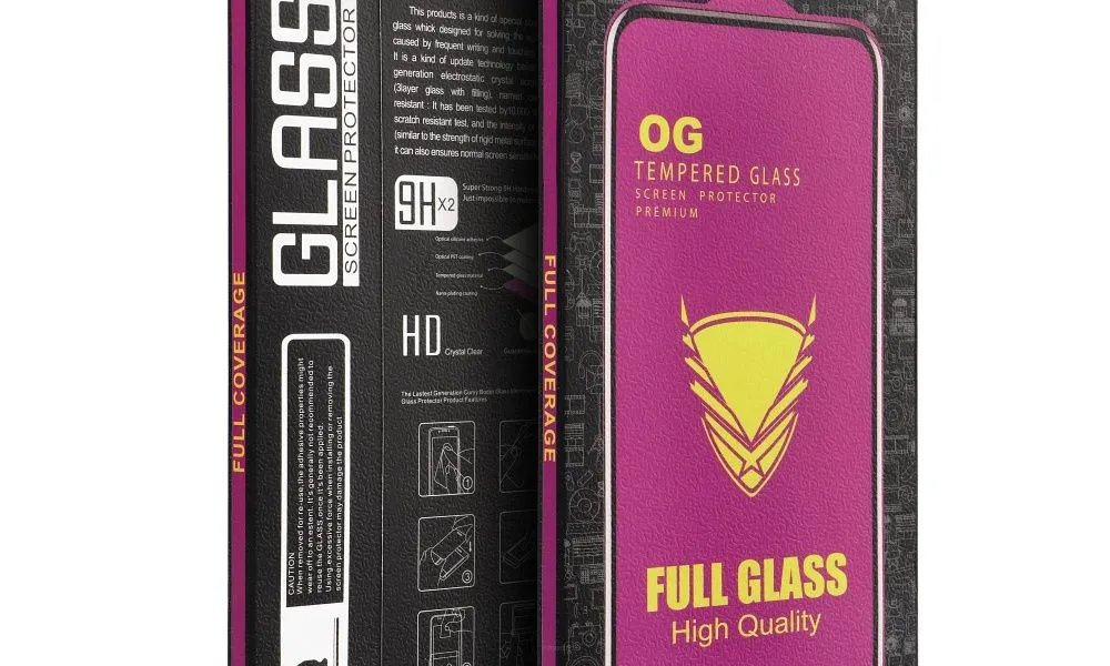 Szkło Hartowane OG Premium Glass - do Xiaomi Redmi Note 12 Pro / 12 Pro + czarny