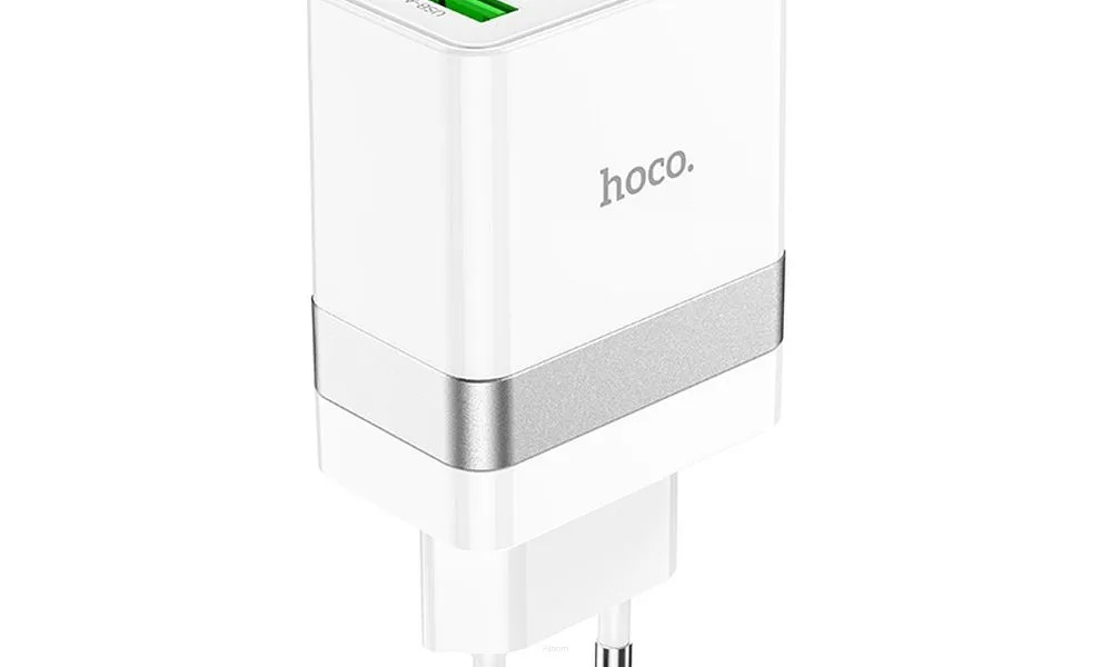 HOCO ładowarka sieciowa Typ C + USB QC3.0 Power Delivery 30W Starter N21 biała