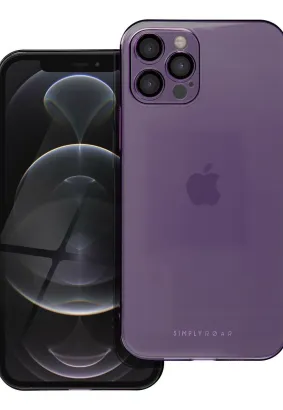 Futerał Roar Pure Simple Fit Case - do iPhone 12 Pro Fioletowy