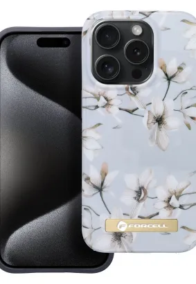 FORCELL F-PROTECT Mirage kompatybilny z MagSafe do IPHONE 15 PRO spring flowers
