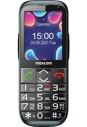 Telefon dla Seniora Maxcom Comfort MM724BB / czarny