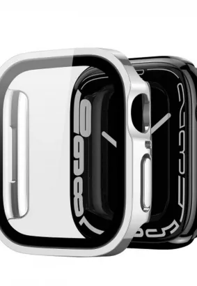 DUX DUCIS Hamo - futerał ochronny ze szkłem do Apple Watch Series 7/8/9 41mm srebrny