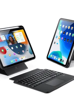 DUX DUCIS DK - etui składane z klawiaturą bezprzewodową do iPad Pro 10 (2022) czarne