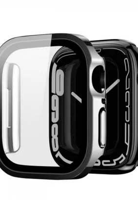 DUX DUCIS Hamo - futerał ochronny ze szkłem do Apple Watch Series 7/8/9 45mm czarny