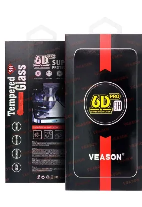 Szkło Hartowane 6D Pro Veason Glass - do Iphone 15 Plus czarny