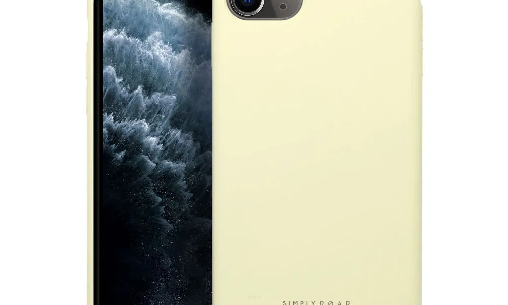 Futerał Roar Cloud-Skin - do iPhone 11 Pro Max Jasnożółty