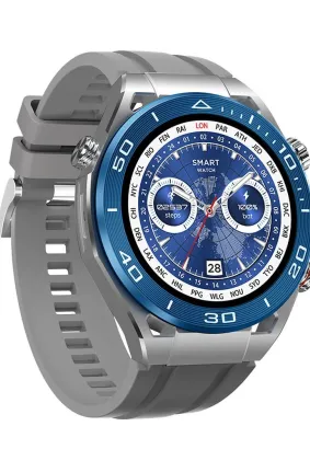 HOCO smartwatch / inteligentny zegarek Y16 smart sport (możliwość połączeń z zegarka) srebrny