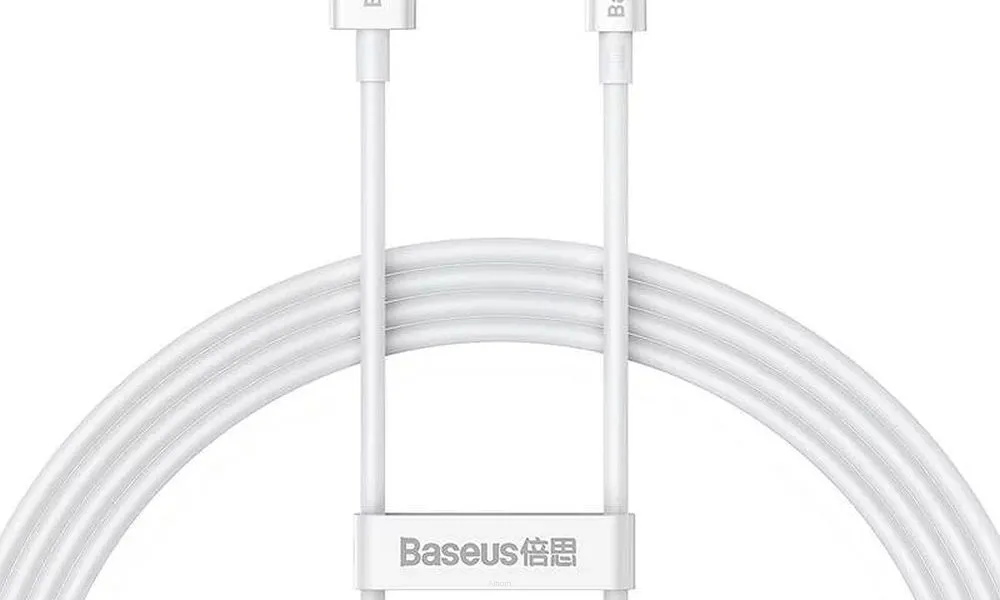 BASEUS kabel USB A do Typ C PD 100W 1,5m biały P10320102214-02
