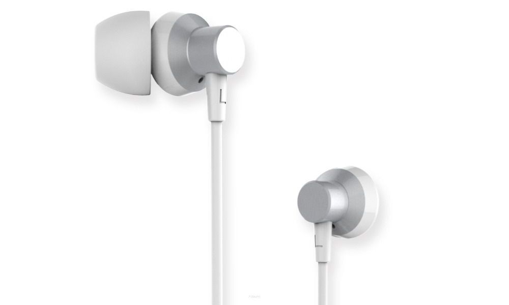 REMAX zestaw słuchawkowy / słuchawki RM-512 srebrny