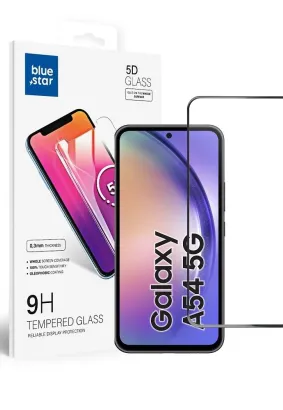 Szkło hartowane Blue Star 5D - do Samsung A54 5G (full glue/case friendly) - czarny