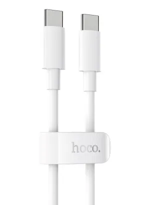 HOCO kabel Typ C do Typ C High-power Power Delivery PD 100W 5A X51 1 metr biały