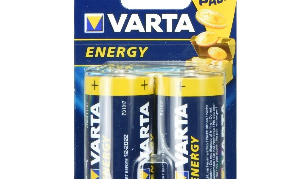 Bateria Alkaliczna VARTA R20 (typ D) energy 2szt  [4120]