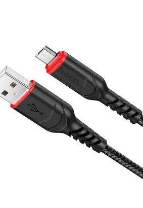 HOCO kabel USB do Micro 2,4A VICTORY X59 1 m czarny