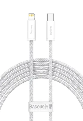 BASEUS kabel Typ C do Apple Lightning 8-pin PD20W Power Delivery Dynamic Series CALD000102 2m biały