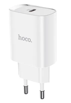 HOCO ładowarka sieciowa Typ C PD 20W Fast Charge Smart Charging N14 biała