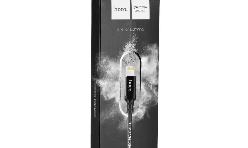 HOCO kabel USB A do Lightning X14 1 m czarny