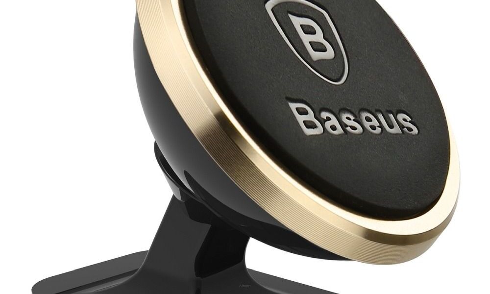 BASEUS uchwyt samochodowy do deski 360-degree Rotation Magnetic złoty SUGENT-NT0V / SUCX140015
