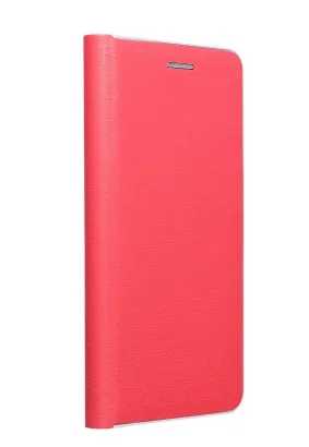 Kabura LUNA Book Silver do SAMSUNG A42 5G czerwony