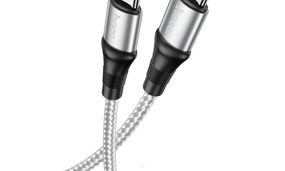 HOCO kabel Typ C do Typ C Exquisito Power Delivery PD 100W X50 1 metr szary