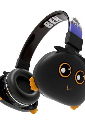 Słuchawki nagłowne bezprzewodowe / bluetooth JELLIE MONSTER Ben YLFS-09BT czarne