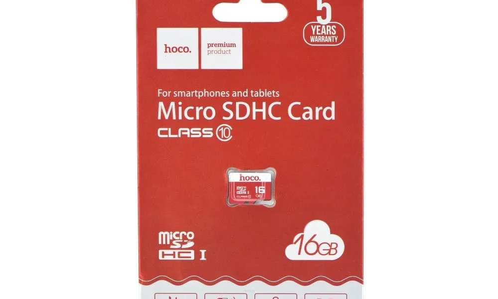 HOCO karta pamięci microSD TF High Speed Memory 16GB Class 10