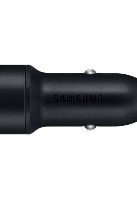 Oryginalna Ładowarka Samochodowa Samsung EP-L1100NBEGWW Dual USB 2A czarny blister