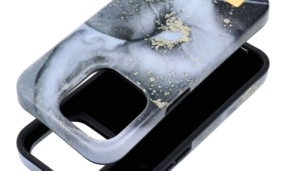 FORCELL F-PROTECT Mirage kompatybilny z MagSafe do IPHONE 14 PRO marble mist