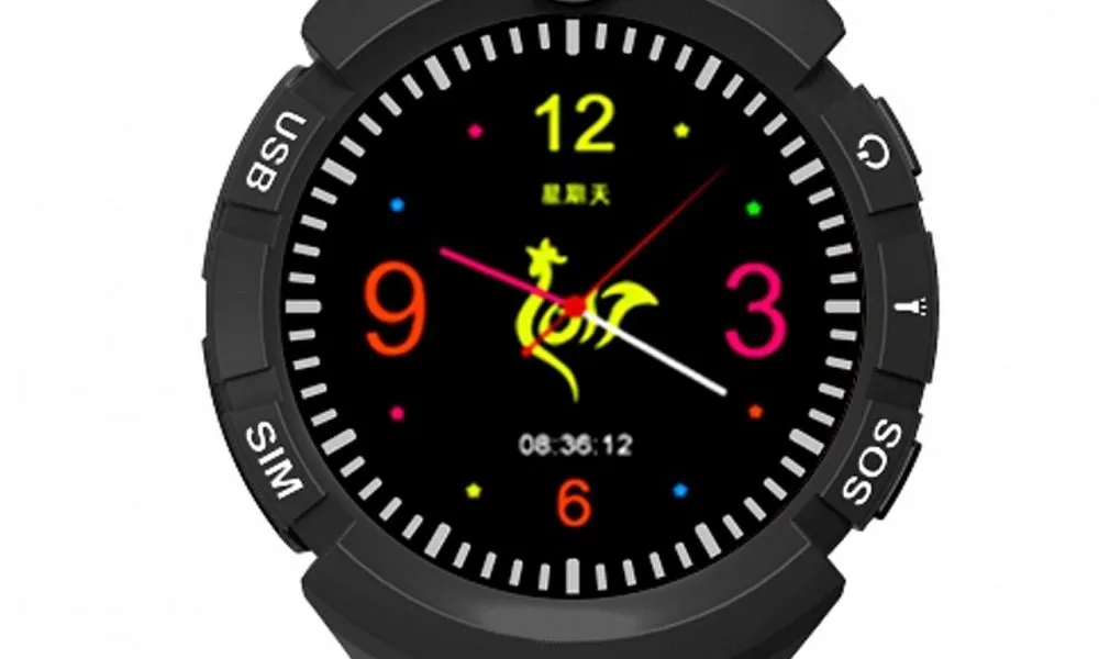 Zegarek / Smartwatch dla dzieci z lokalizatorem GPS/WIFI ART AW-K03BK czarny