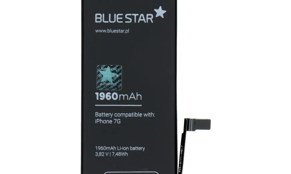 Bateria do iPhone 7 1960 mAh  Blue Star HQ