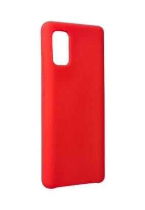 Futerał SILICONE PREMIUM do SAMSUNG Galaxy A41 czerwony (1)