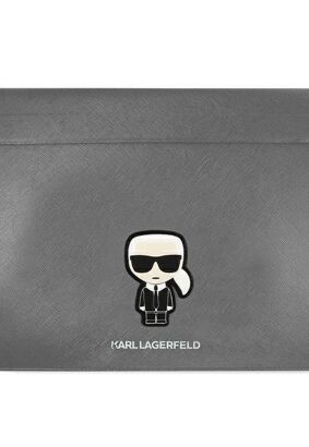 Pokrowiec na laptop / notebook 16" Karl Lagerfeld Sleeve KLCS16PISFG srebrny