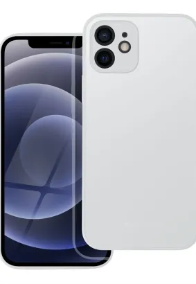 Futerał Roar Matte Glass Case - do iPhone 12 stalowy