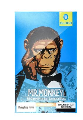 Szkło Hartowane 5D Mr. Monkey Glass - Apple iPhone XS Max  6,5" czarny (Hot Bending)