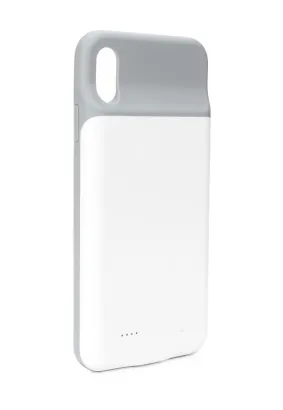 Bateria zewnętrzna (Powerbank) 3000 mAh z pokrowcem do Iphone X / Xs biały