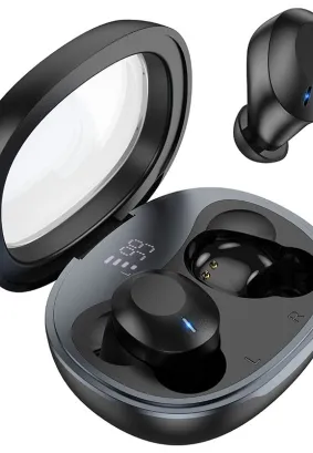 HOCO słuchawki bezprzewodowe / bluetooth stereo TWS Smart true EQ3 czarne