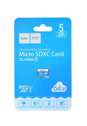 HOCO karta pamięci microSD TF High Speed Memory 64GB Class 10