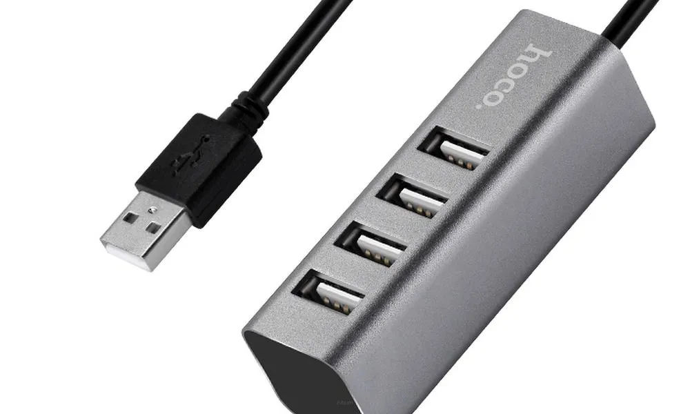HOCO adapter HUB HB1 Konwerter 4 x USB
