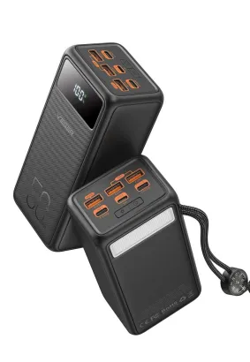 Bateria zewnętrzna (Powerbank) VEGER Tank Lite - 50 000mAh LCD Quick Charge PD 22,5W czarny (W5001)