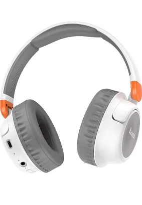 HOCO słuchawki bezprzewodowe / bluetooth nagłowe Adventure W43 białe