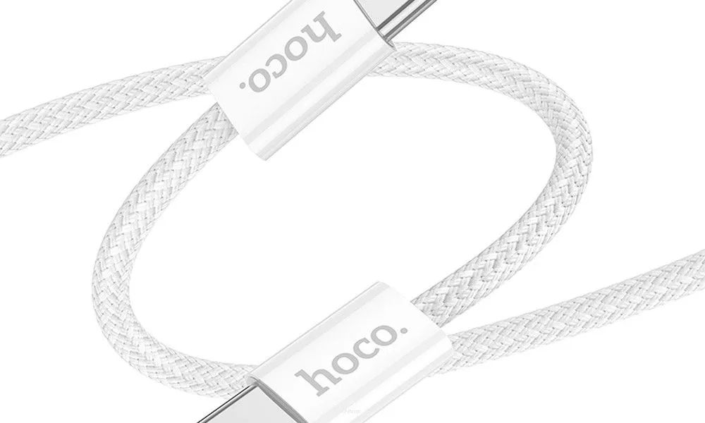 HOCO kabel Typ C do Typ C 60W X104 2m biały