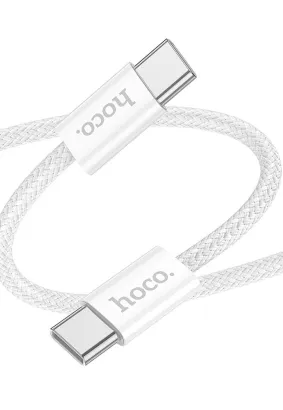 HOCO kabel Typ C do Typ C 60W X104 2m biały