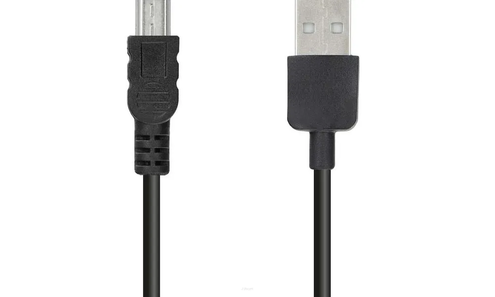 Kabel USB - Mini USB 2 metry czarny (navi / kamera)