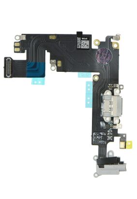 Taśma do iPhone 6 PLUS ze złączem ładowania i gniazdem HF czarny