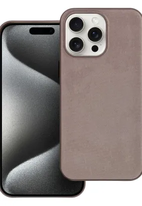 Woven Mag Cover kompatybilne z MagSafe do IPHONE 15 PRO MAX jasny brązowy
