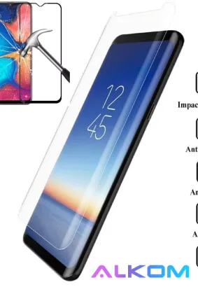 Zabezpieczenie Wyświetlacza w Samsung Galaxy S20 Plus - Szkło Hartowane UV full EDGE