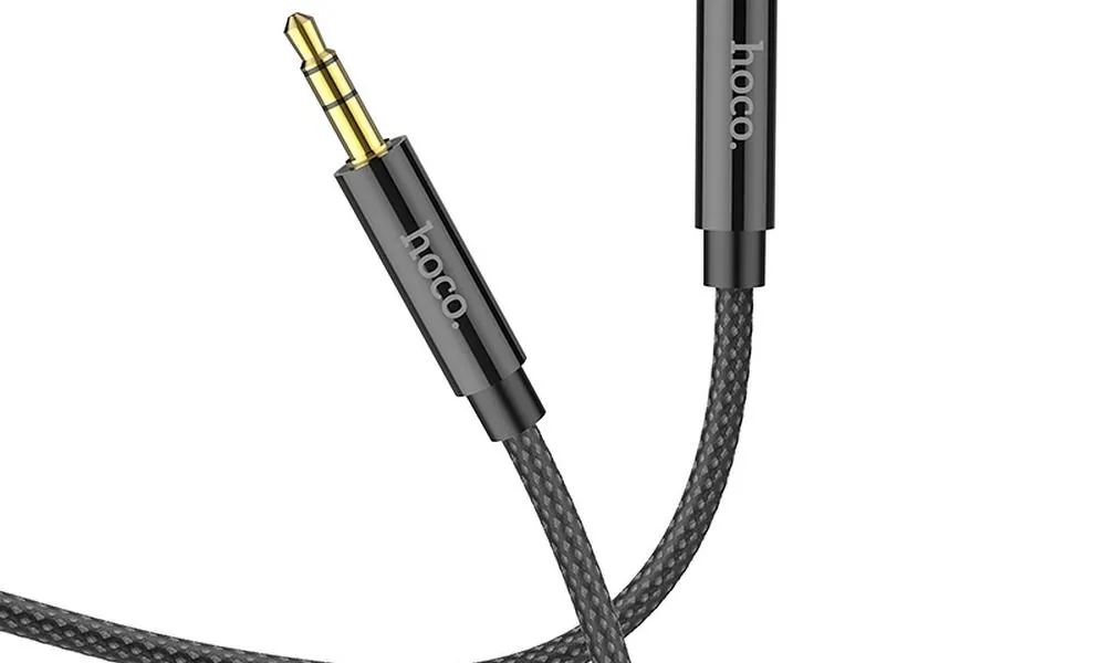 HOCO kabel AUX Audio Jack 3,5mm na Jack 3,5mm UPA19 2m czarny