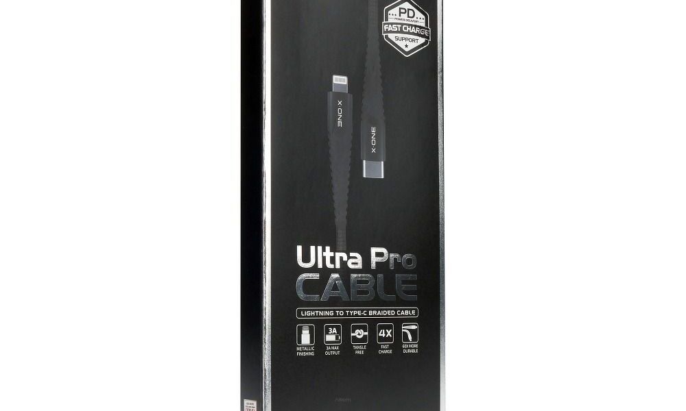 Kabel USB X-ONE Ultra Pro MFI USB C do Lightning 3A (ładowanie PD)
