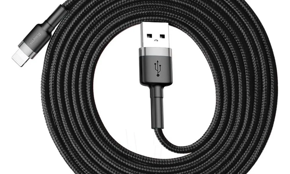 BASEUS kabel USB Cafule do iPhone Lightning 8-pin 1,5A CALKLF-C09 2 metry czerwony